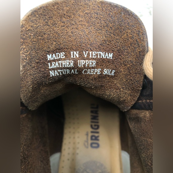 MENS CLARKS LEATHER LACE UP BOOTS - Picture 7 of 8